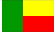 Benin Table Flags